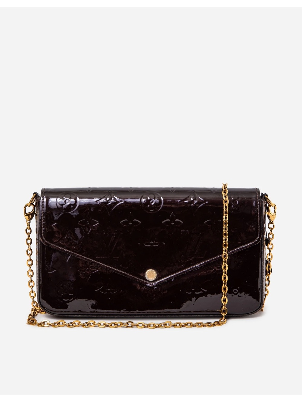 Louis Vuitton 2018 Patent Felicie Pochette Crossbody